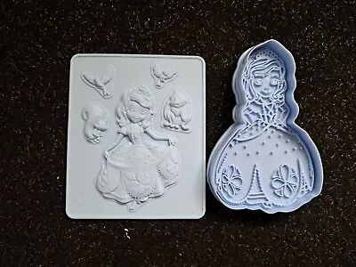 Disney Princess Sofia Cookie Cutter And Silicone Chocolate/Icing Mould • £4