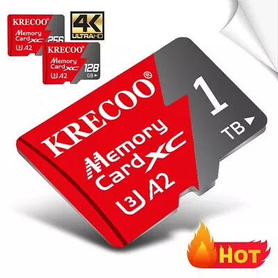 Memory Card 64GB 256GB 1TB TF Ultra Class 10 SDXC SDHC Micro SD Card Wholesale • £1.56