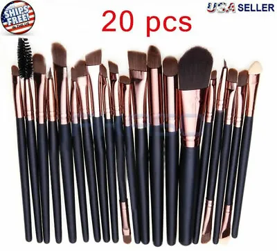 20pcs Makeup BRUSHES Kit Set Powder Foundation Eyeshadow Eyeliner Lip Brush NEW • $5.99