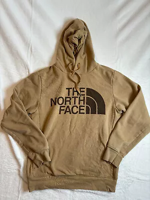 The North Face Beige Long Sleeve Pullover Hoodie Men's Medium • $15.99