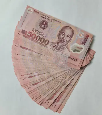 10Pcs Vietnam 50000 DOLLARS BANKNOTE CURRENCY VND 50000 Dong Circulated • $34.90