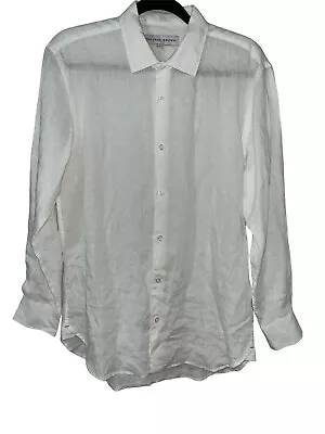 Orlebar Brown Shirt Men’s Linen Lightweight Designer OB Casual PP108 • $65