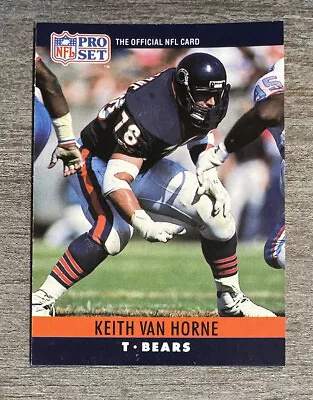 Keith Van Horne 1990 Pro Set Bears #58  *E814* • $1.69