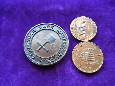 Masonic Penny Token Callender Mark Masters #123 They Received Every Man A Penny • £4.99