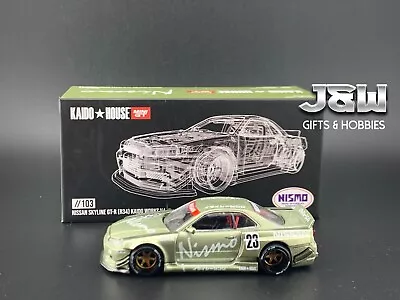 Kaido House X Mini GT Nissan Skyline GT-R R34 Kaido Works V4 Nismo KHMG103 1/64 • $19.99