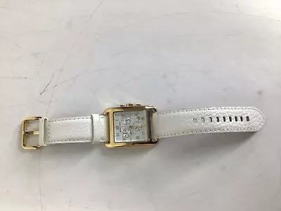 Michael Kors White And Gold Mens Watch • $36.98