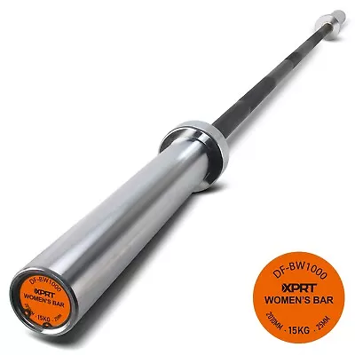 XPRT Fitness 15KG Olympic Weightlifting Barbell Women's Bar Rated 1000lbs • $139.99