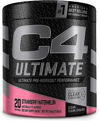 Cellucor C4 Ultimate Pre-Workout Performance Strawberry Watermelon 20 Servings • $29.99