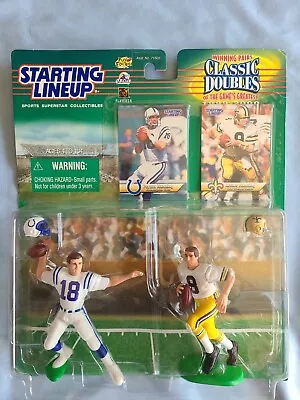 Peyton Manning And Archie Manning Classic Doubles Starting Lineup Figurines • $24.99