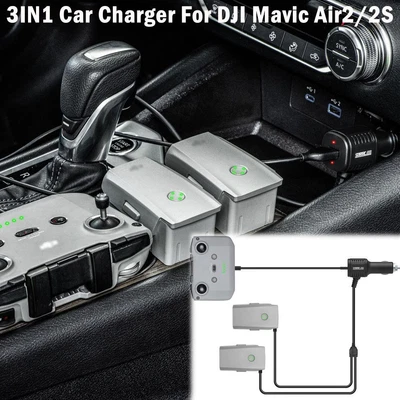 $30.34 • Buy USB-C Dual-Battery Fast Charger Battery Car Charger For DJI Mavic Air 2/Air 2S
