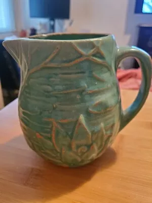 Vintage 1930s McCoy Water Lily Pitcher #124 • $30