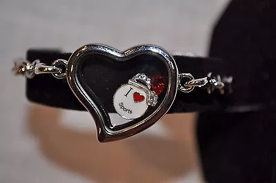 Magnetic Floating Charm Heart Locket Bracelet With Music Charms • $14.99