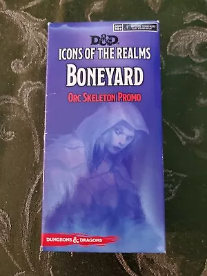 D&D: Icons Of The Realms Boneyard Orc Skeleton Promo STILL SEALED! • $15