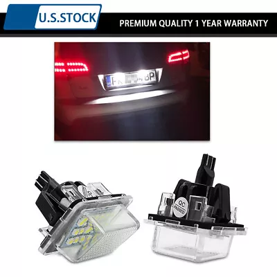 LED License Number Plate Lights Lamps Qty2 For Mercedes Benz W204 C250 C300 C350 • $9.11