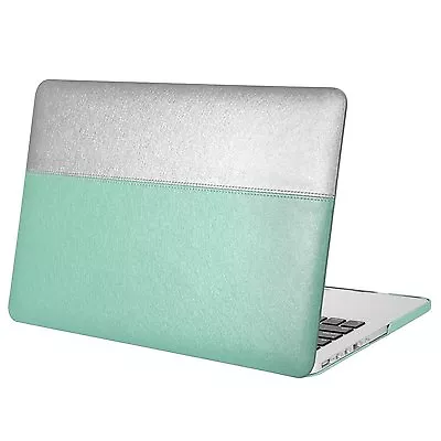 Mosiso Laptop Cover Case For Macbook Air Pro 13 Retina Apple Logo Cut Out 2015 • $11.39