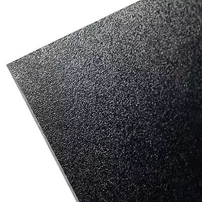 HDPE Marine Board Plastic Sheet 1  X 12  X 24  Black Textured • $59.71