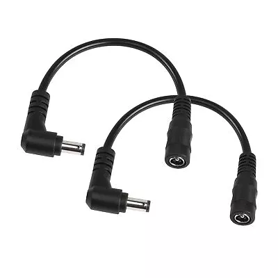 DC Power Extension Cable2 Pack Right Angle DC 5.5mm X 2.5mm Male To DC 5.5mm... • $18.76