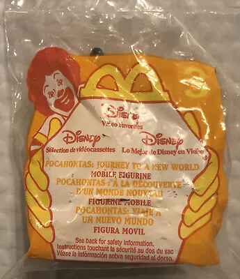 Vintage 1998 McDonald's Happy Meal Toy Disney #3 Pocahontas New • $4.62