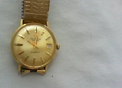 Vintage 18k Gold Men's Jules Jurgensen 18k Gold Automatic Watch • $997.97