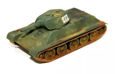 1/100 Built/Painted:  Soviet T-34/76  - (Flames Of War) Compatible • $19