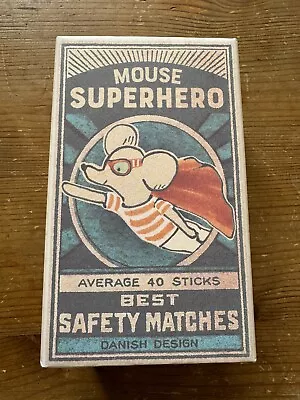 Maileg Superhero Mouse In A Matchbox Danish Design Superhero Mouse Brand New • £35