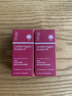 £6.99 • Buy Trilogy Certified Organic Rosehip Oil 2 X 5ml