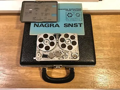 Nagra SNST Kudelski Tape Recorder & Remote Unit / Ear Mic / SCUST - OUT / CASE • £5450
