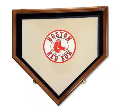 Full Size MLB Baseball Home Plate Base Display Case Cabinet Shadowbox Holder • $84.99