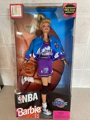 VTG NEW 1998 Utah Jazz NBA Barbie Mattel #20708 Authentic Uniform NBA Team • $37.94
