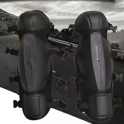 2X Whipper Snipper Brush Cutter Trimmer Shin Knee Guards Pads Brushcutter Black  • $32.59