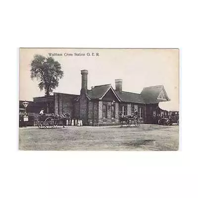 WALTHAM CROSS GER Railway Station Old Postcard By FW Mitchell Unused • £7.99
