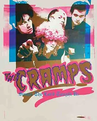 $19.99 • Buy The Cramps   1980's  Concert  Tour Album Promo Poster  Punk Rock