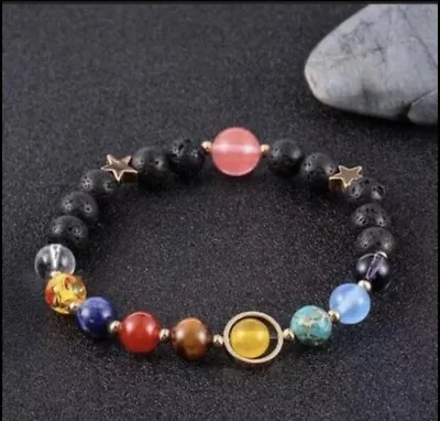 Colorful Bracelet Chacra Planet Chakra Bracelet  Energy Magic Gift Witch Gift • $7.27