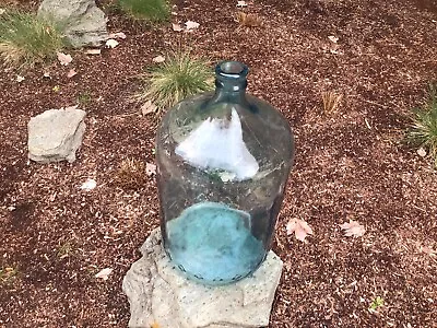 Vintage Arrowhead Puritas Water 5-Gallon Carboy - Blue Glass - Water Bottle Jug • $45