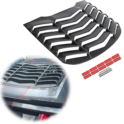 Fits 2015-2023 2019 2018 Ford Mustang Rear Window Louver Cover Sun Shade - ABS • $91.80