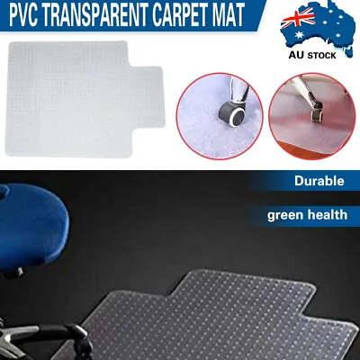 $37.95 • Buy PVC Carpet Protector Office Floor Chair Mat Spiked Grip Home Computer Work Mats