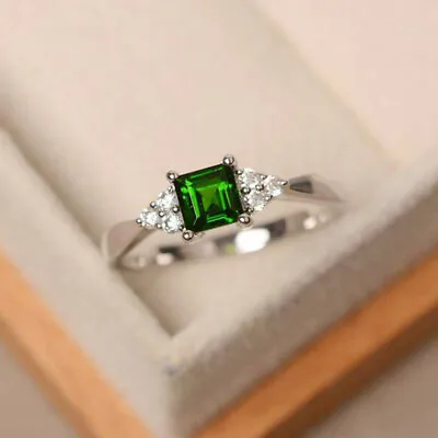 $1.87 • Buy Women Jewelry Pretty Zircon 925 Silver Filled Ring Wedding Ring Sz 6-10