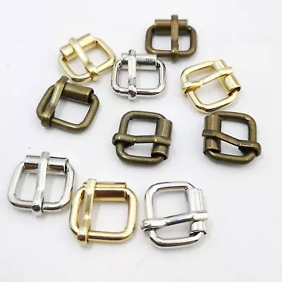 30Pcs 2/5  Metal Roller Buckles Belts Hardware Pin Buckle For Bags Leather Belt • $15.28
