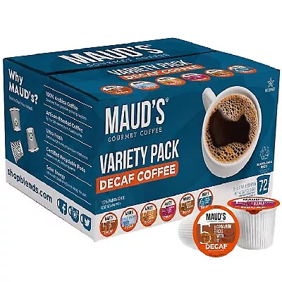 Maud's Decaf Flavored Coffee K-Cup Variety Pack (72 Ct.) • $45.97