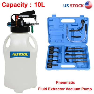 $149.99 • Buy 8/10L Pneumatic Transmission Gear Oil Fluid Extractor Vacuum Pump Transfer Tool