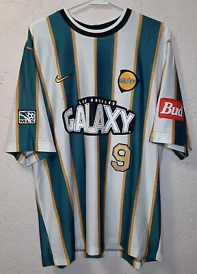 MLS LA Galaxy Nike 1997 Jorge Brody Campos Away Soccer Jersey Very Rare • $400