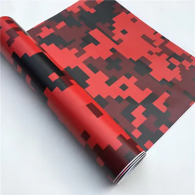 Digital CAMOUFLAGE Sticker Vinyl Film Sheet Roll Wrap Car Bike Laptop Decoration • $9.99