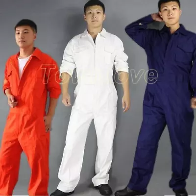 100%Cotton Worker Overall Jumpsuit Auto Repairman Mechanical Work Singer Costume • $98.89