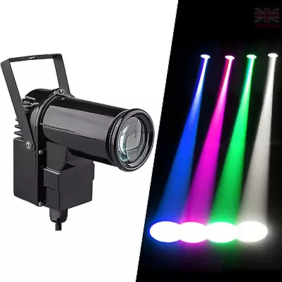 12w RGBW DMX Pinspot Light Disco Ball Spotlight Mirror Ball Light Pinspot Led • £37.94