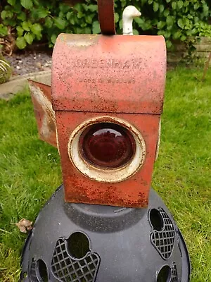 Vintage Greenham Red Road /railway Warning Lamp • £35