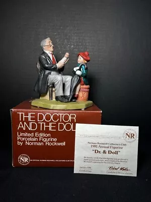 $24.95 • Buy 1980 Norman Rockwell Figurine Doctor And The Doll