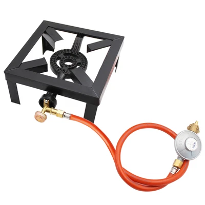 £29.39 • Buy HEAVY Cast Iron Large Gas LPG Burner Cooker Gas Boiling Ring Restaurant Catering