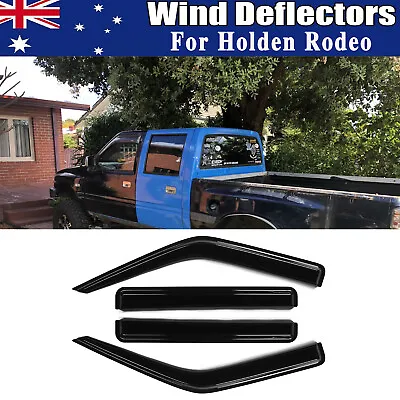Weather Shields Weathershields Window Visors For Holden Rodeo TF Dual Cab 91-02 • $53.99
