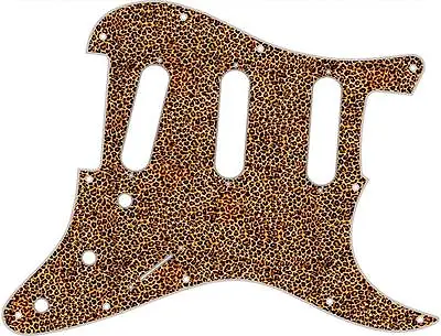 Stratocaster Strat Pickguard Custom Fender SSS 11 Hole Guitar Leopard Tight • $59.40