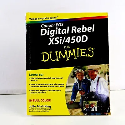 Canon EOS Digital Rebel XSi/450D For Dummies Sent Tracked • $25